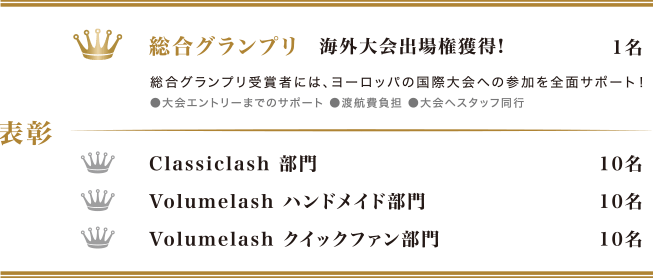 表彰 総合グランプリ：海外大会出場権獲得（1名）